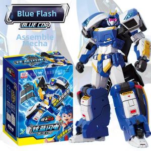 SIYOUKA | Blue Lightning Transformable Robot Toy