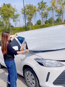 Car Windshield Cover car sunshade for windshield outside car window cover heat insulation visor shield for suv