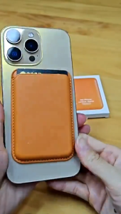 Suitable for Mag Safe Custom Engrave Name Wallet Personalized Magnetic Card Holder Case IPhone 16 15 13 14 12 Card Sleeve IPhone Leather Magnet Back Sticker Card Sleeve