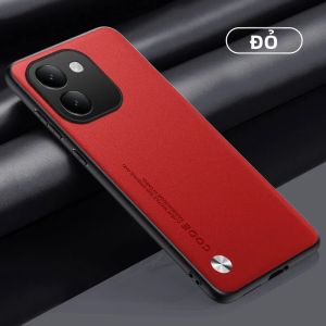 Ốp Lưng Cứng Bằng Da PU Sang Trọng EUCAGR Cho Vivo iQOO Z11S - Ốp Lưng Silicon TPU Chống Sốc Chống Trầy Xước