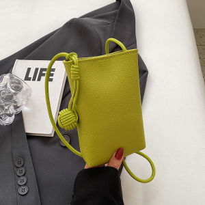 TANGKOU | Lightweight New 2026 Textured Mini Crossbody Bag