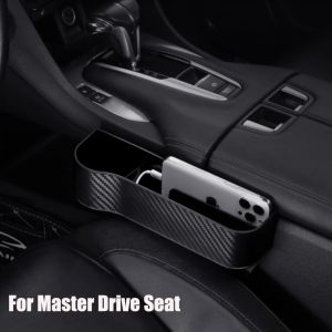Car Seat Gap Water Cup Holder Universal Crevice Side Storage Box Driver Front Seat Gap Filler Organizer Pocket Car Accessories