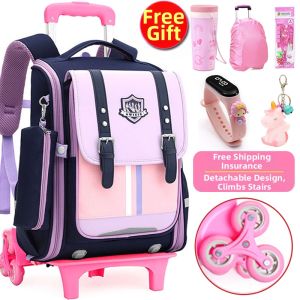 KABUYOUSI | Waterproof Rolling School Bag