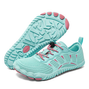 HOBIBEAR Mens Womens Barefoot Shoes Wide Toe Breathable Elastic Band Sneakers Beach Walking Casual Shoes