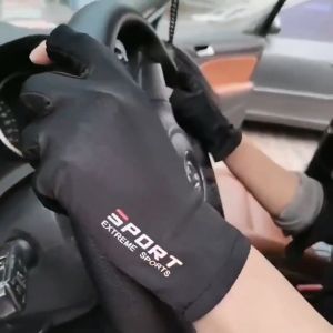 Sports Gloves Breathable Gymnastics Gloves Ice Silk Bike Gloves Half Finger Rider Glove Motorcycle Sarung Tangan telur