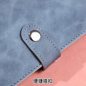 [SG Ready Stock]  A6 Currency Organizer Transparent Portable Budget Planner Cash Envelope Savings Money 6 Holes Binder Creative Loose-leaf Notebook