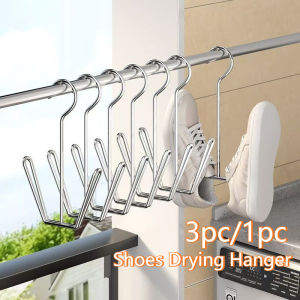 Stainless Steel Shoes Drying Hanger Shoes Drying Rack Save Space Home Drying Shelf Storage Organizer