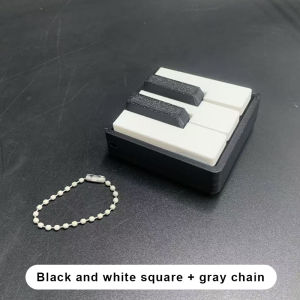ZTOYL | -New Sale Mini Piano Keyboard Fidget Clicker Toy Satisfying Press Feeling Portable Keychain For Adults Office Stress Relief
