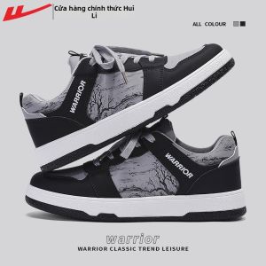 Warrior | Giày Skate Trắng Casual Nam Thu 2026 Mới