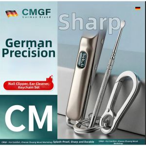 CMGF | 2-in-1 Nail Clippers with Ear Spoon Keychain 2026 New