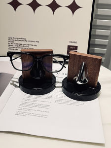 VIELE Original Medieval Style Glasses Holder Desktop Entrance Organizer High Aesthetic Value Wood Material Eyewear Storage Rack