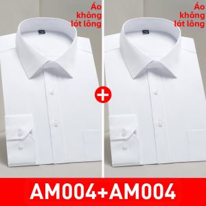 Boman | Áo Sơ Mi Dài Tay Trắng Dành Cho Người Mập Phong Cách Công Sở