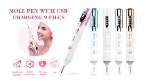 9 Level LCD Laser Plasma Pen Mole Tattoo Freckle Wart Tag Removal Pen Dark Spot Remover For Face Ski