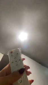 Slamp Ceiling Fan Light LED E27 Base Fan Bulb with Remote Control 85V-265V Voltage 3 Color Lights Dimmable Fan Lamp for Living Room Home Decor