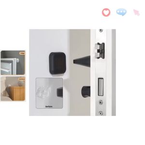 1/2/3/4Pcs Silicone Door Stopper Self Adhesive Mute Door Stop Wall Protector Handle Bumper Furniture Anti Crash Pad