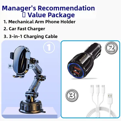 FLAME LIGHT | Vibration Resistant Car-Specific Central Console Mobile Phone Mount