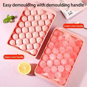 Cetakan Es Batu Jelly Buah Bulat 33 Lubang / Cetakan Jelly Bola Ball 33 Lubang