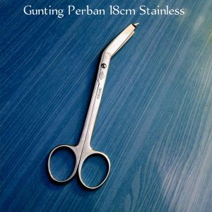 Gunting medis Perban Plester Kasa Medis Medical 18 cm Stainless