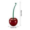 Cherry Toilet Brush Cute Stand Bathroom Toilet Cleaner Brushes Long Handle Toilet Brush with Cherry shaped Holder cleaning Set. 