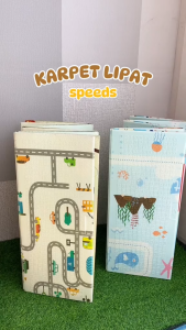 KARPET ATAU MATRAS BAHAN XPE KARAKTER BAYI MULTI FUNGSI UKURAN 180X200CM TEBAL 10MM ( GRATIS TAS )