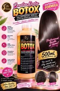 Brazilian Keratin Botox Hair Treatment 1 Gallon + Free 250ml 80% Straightening (Authentic Formula)
