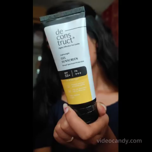Deconstruct Face Gel Sunscreen SPF 55 + and PA+++ | Gel based sunscreen 50g