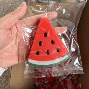 New Summer Trendy Watermelon Pinching and Stress Relieving Toy with High Beauty Simulation Soft Rubber Palm Stress Relieving Too