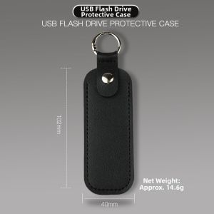 HAISENLE | Anti-Loss Scratch-Resistant Shockproof Leather Case For Flash Drives