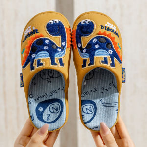 Princess Style Children Cotton Slippers Indoor Anti-Slip Cute Girl Shoes Autumn Winter New 2025 Soft Comfortable Home Slippers
