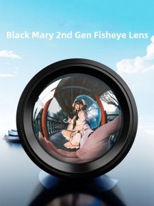 caibeike | External 235 Degree Panoramic Wide-angle Lens 4K Camera
