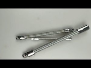 3PCS Flexible Socket ExtensionBendable Designfor Narrow Space 1/4" 3/8" 1/2" Repairs