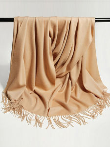 Womens Double-Sided Cashmere Scarf 100 Pure Cashmere Wool Anti-Ball Winter Spring Autumn Luxury Soft Warm Long Rectangle Scarf