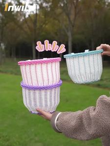 inwild | Colorful Woven Retro Childrens Bike Basket