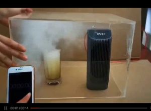 WAY U เครื่องฟอกอากาศแบบพกพา ป้องกัน PM 2.5 มลพิษ ฝุ่น ควัน กลิ่น (3 ตร.ม. สีดำ) รุ่น WU-CA258 / รับประกัน 2 ปี