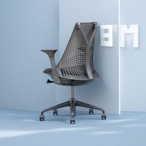Herman Miller Sayl Ergonomic Chair Office Computer Chair Esports Chair Adjustable Height Plastic Seat Mesh Fabric Swivel Function