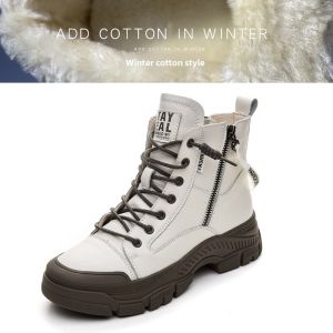 Womens High-Top Waterproof Climbing Shoes Anti-Slip Thick Bottom Leather Boots for Outdoor Spring Summer Hiking And Trekking