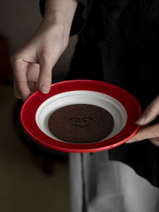 Red Gourd Tea Brewing Tray Tea Ceremony Accessories Tea Coaster Tea Set Accessories Tea Pot Mat Palace Red Bottle Gourd Holder