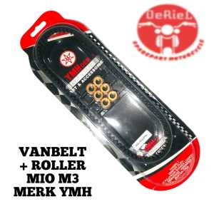 VANBELT VBELT SET KIT KOMPLIT MIO M3 PLUS ROLLER MEREK YMH GENUINE TERMURAH BERKUALITAS