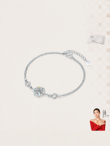 Platinum Womens Bracelet Light Luxury