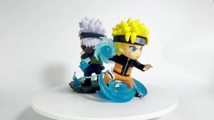 Bandai | 2Pcs Naruto The Final Battle Series Blind Box Cute Q Version Anime Figurines Model Decoration Collection Doll Toy Gift