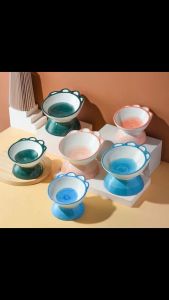 PetManja Paw shape design Ceramic Pet Bowls