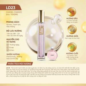 Nước hoa LD Perfume 12ml Tinh Dầu 36 Mùi Hương Nam NữChuẩn Pháp Lưu hương tốt Chính hãng fullbox