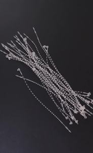 100pcs 9/14/18cm Transparent PP Loop Pins Tag Adjustable Hang Tag Rope Tags Fasteners For DIY Garments Price Tag Accessories