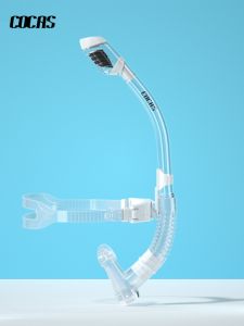 Full Dry Snorkeling Diving Breath Pipe Frontal Swimming Training Respirator Free Diving Equipment for Underwater Exploration