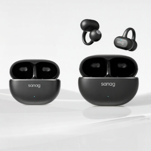 Sanag | AI Bone Conduction Open-Design Sports Ear Clip Bluetooth Headset