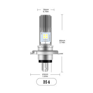 KEVANLY | 1pc H4 LED Moto H6 BA20D P15D LED 3030CHIP 8SMD Motorcycle Headlight Bulbs white Motorbike Headlight Lamp 12V Fog lamp