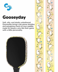 NEW DESIGN [Swiiing] Gooseyday Pickleball Paddle Edge Tape Protector 16mm