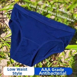 Merino Wool Tencel Cool Feel Antibacterial Anti-odor Sport Quick-dry Shorts