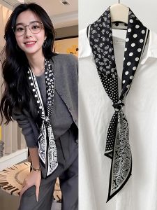 XUANXUAN | Stylish Thin Silk Scarf Spring Summer