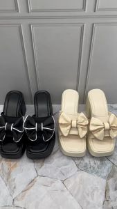 WYN High Heels Ribbon Wanita Sandal Pita Kupu-Kupu Fashion Korea H5050